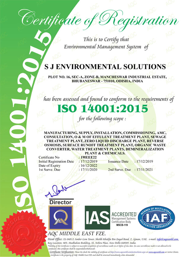 ISO 14001-2015 EMS - SJES